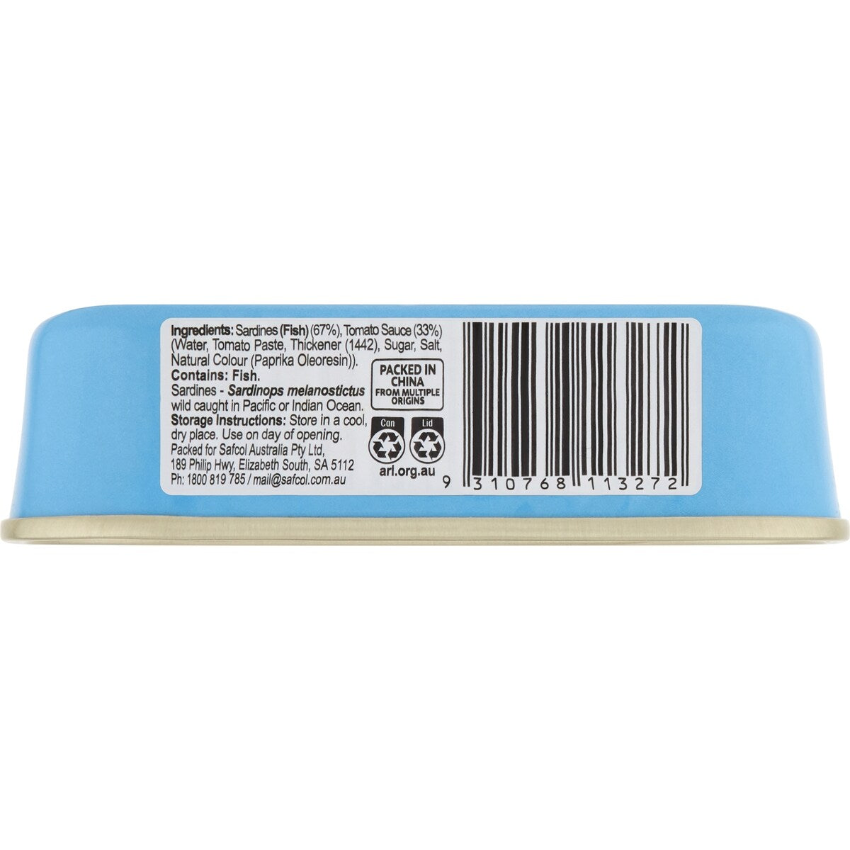 Deep Cove Sardines In Tomato Sauce 125g