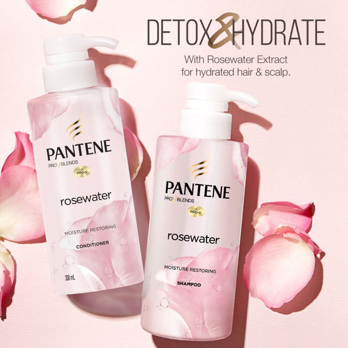 Pantene Micellar Rosewater Moisturising Conditioner 530mL
