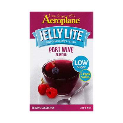 Aeroplane Lite Port Wine Jelly Crystals 2 pack - 18g