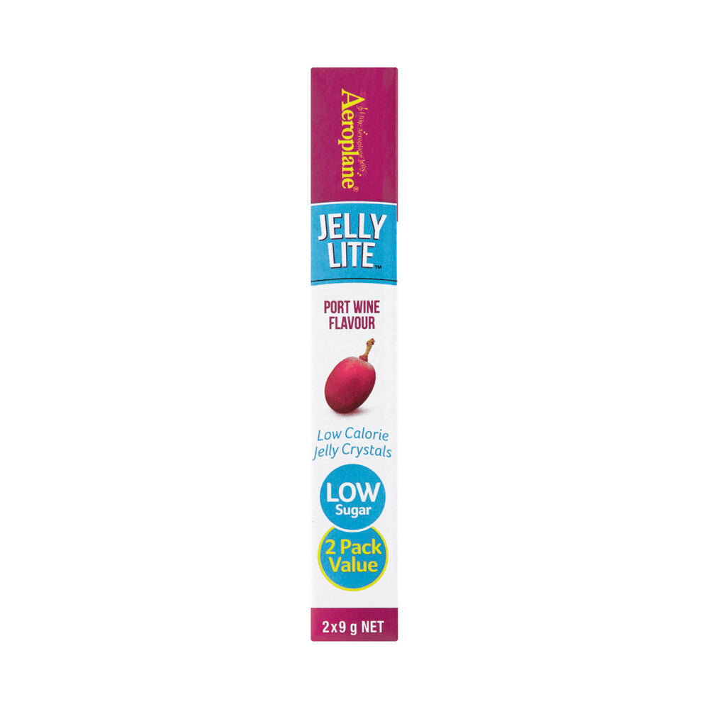 Aeroplane Lite Port Wine Jelly Crystals 2 pack - 18g