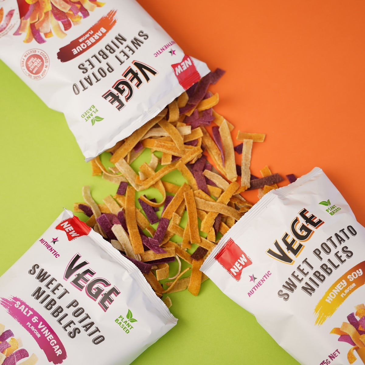 Vege Chips Sweet Potato Nibbles Honey Soy Flavour 75g