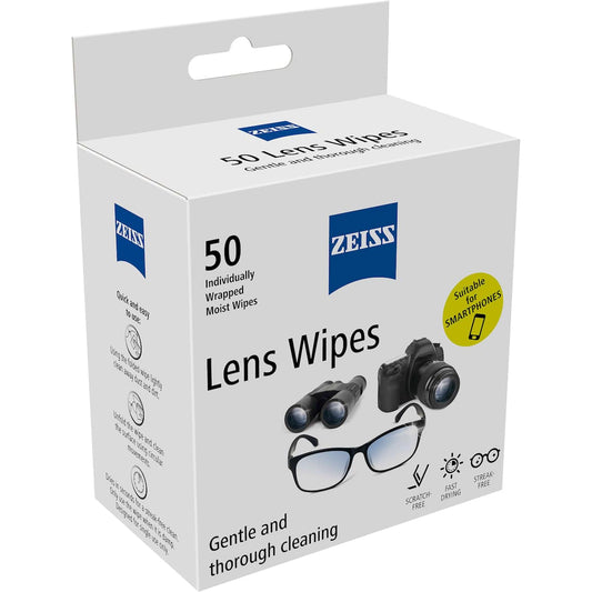 Zeiss Lens Wipes 50 Pack
