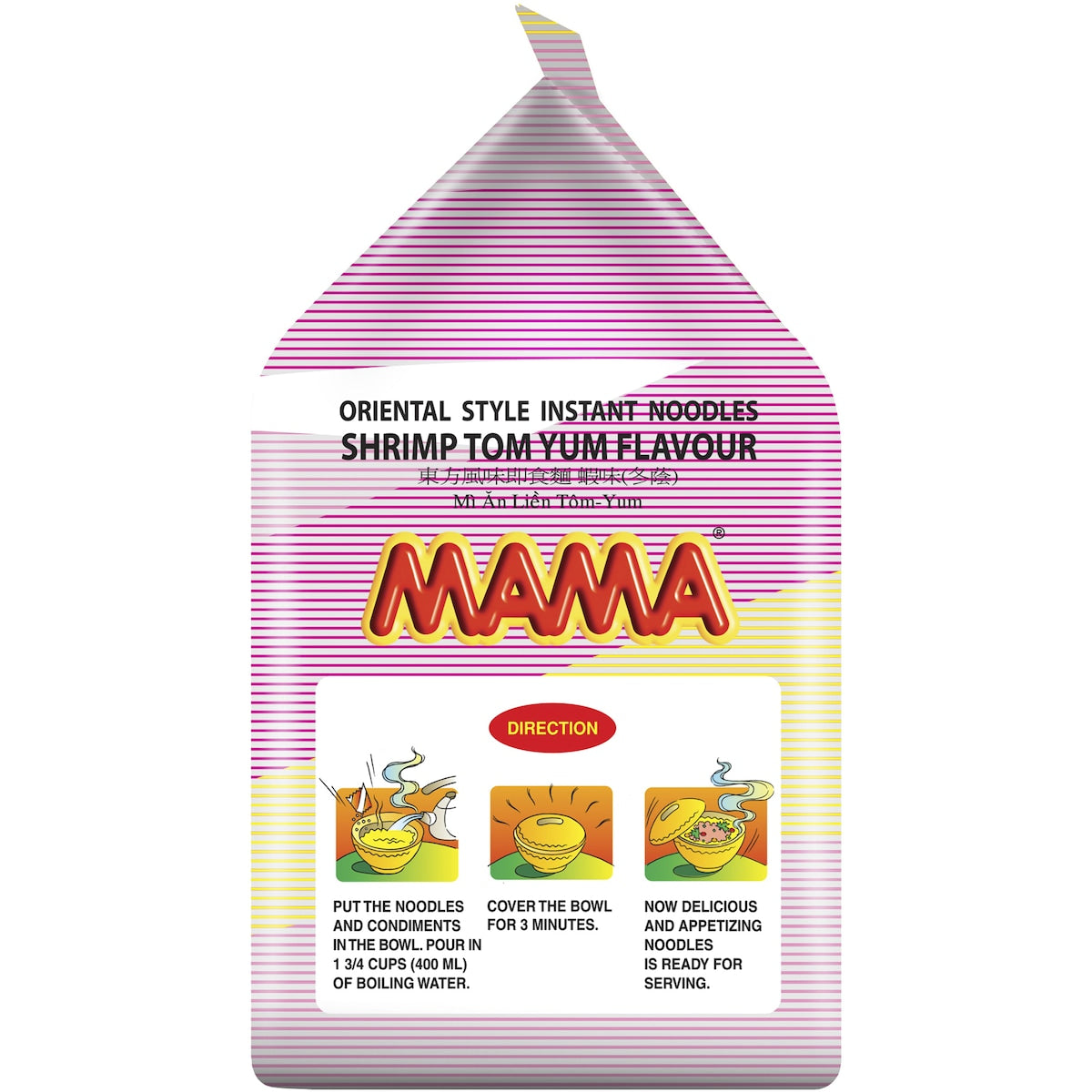 Mama Shrimp (Tom Yum) Instant Noodles 90g X 5 Pack