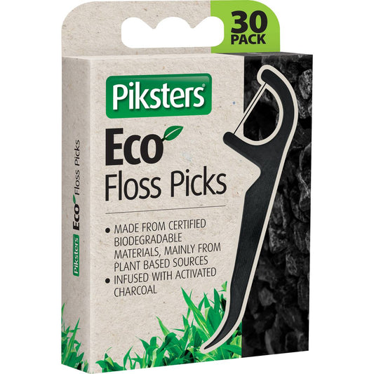 Piksters Eco Floss Picks 30 Pack