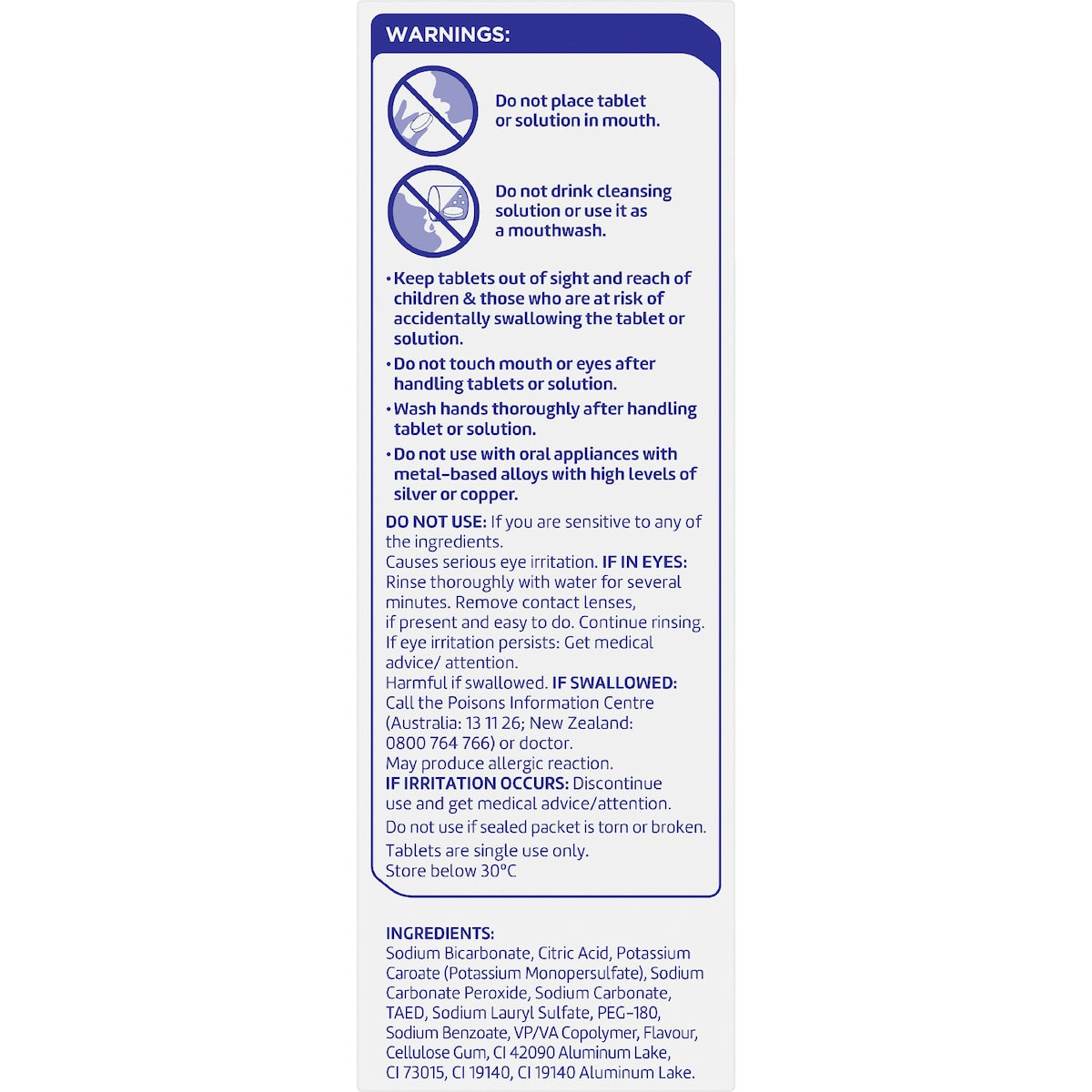Polident 3 Minute Daily Cleanser For Dentures & Partials 66 Pack