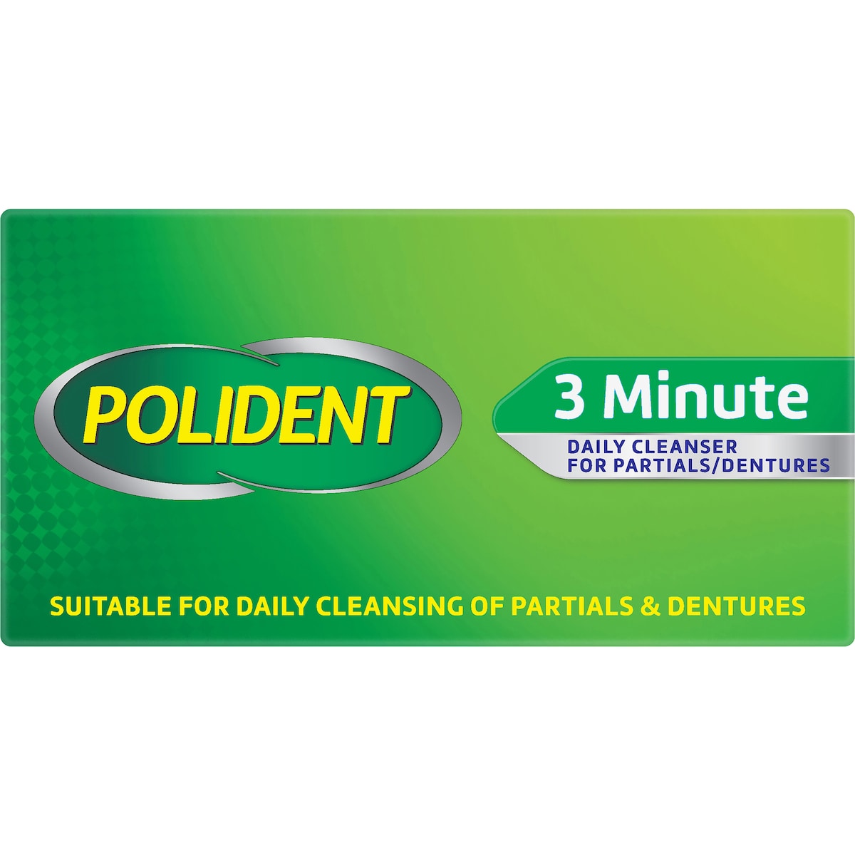 Polident 3 Minute Daily Cleanser For Dentures & Partials 66 Pack