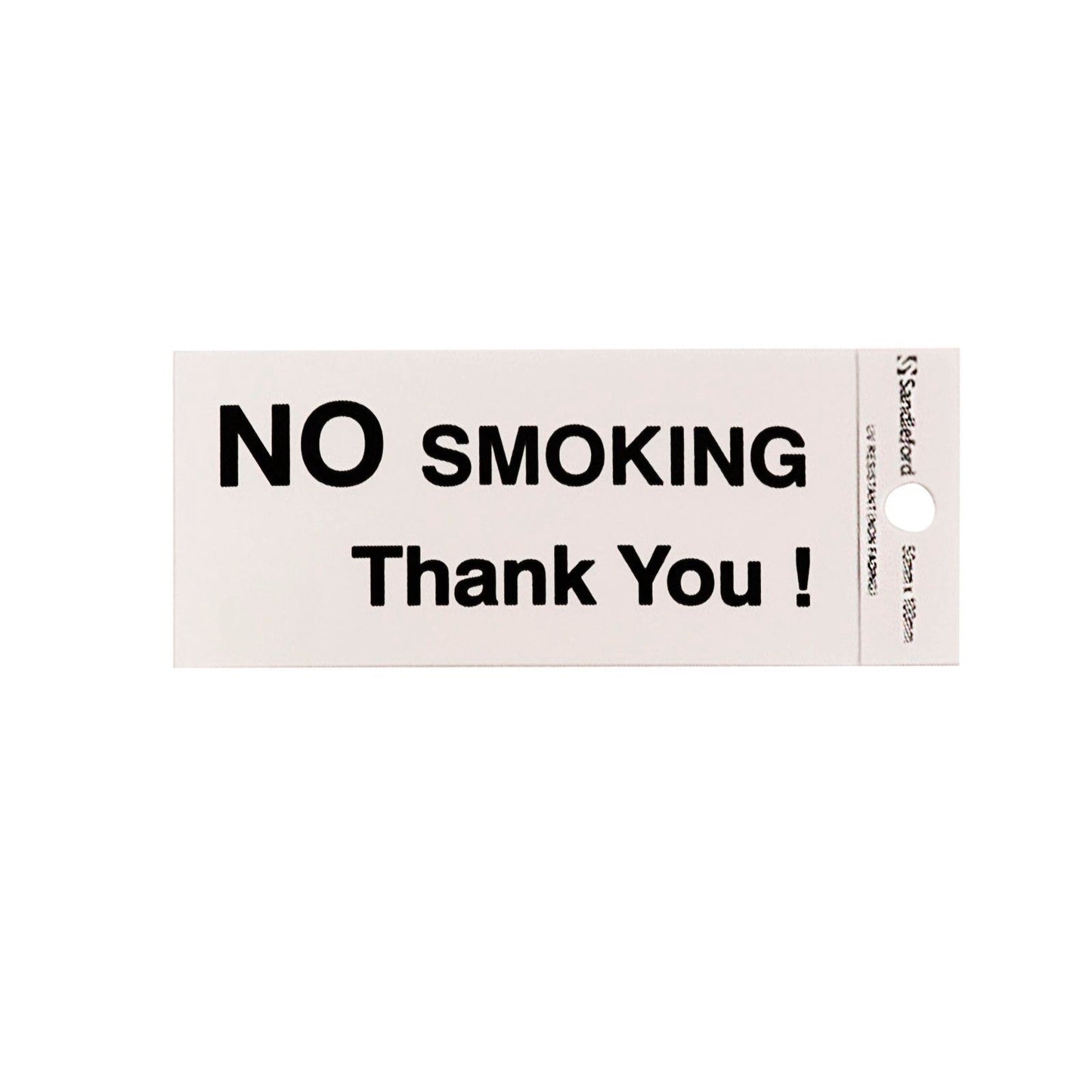 Sandleford No Smoking Sign - 100 x 50mm