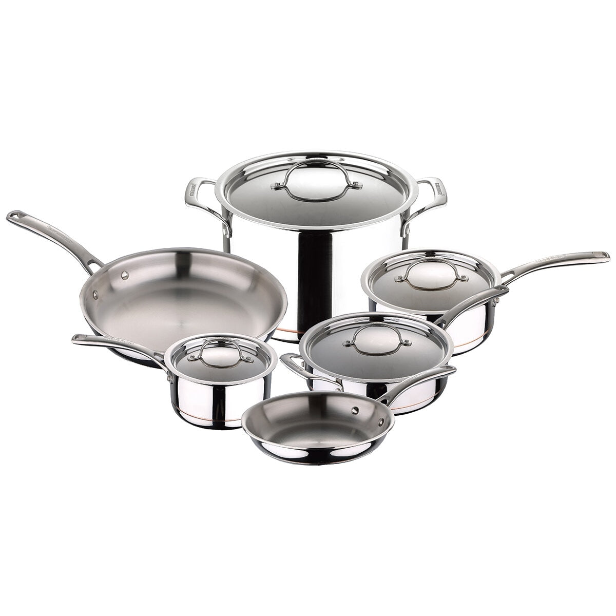 Kirkland Signature Stainless Steel 10 Piece Cookware Set BG-31120-MM