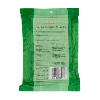 Jade Phoenix Shitake Mushrooms Whole - 50g
