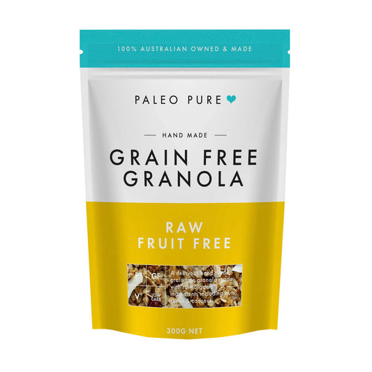 Paleo Pure Grain Free Granola Raw Fruit Free - 300g