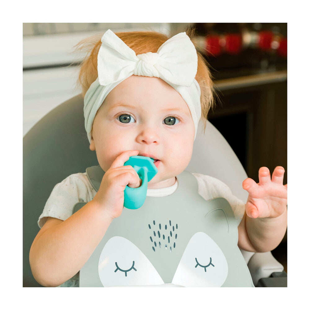 Tiny Twinkle Silicone Training Utensils Mint - 1 pack