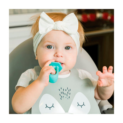 Tiny Twinkle Silicone Training Utensils Mint - 1 pack