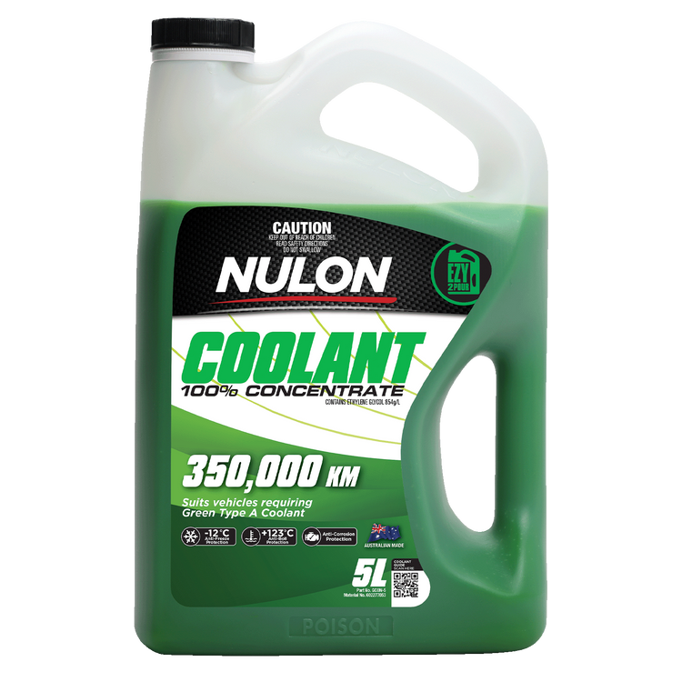 Nulon Green Coolant Concentrate - Type A - 5L