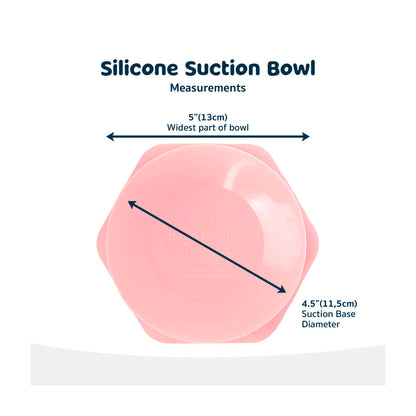 Tiny Twinkle Silicone Suction Bowl Pink - 1 pack