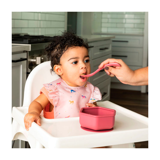 Tiny Twinkle Silicone Suction Bowl Burgundy - 1 pack