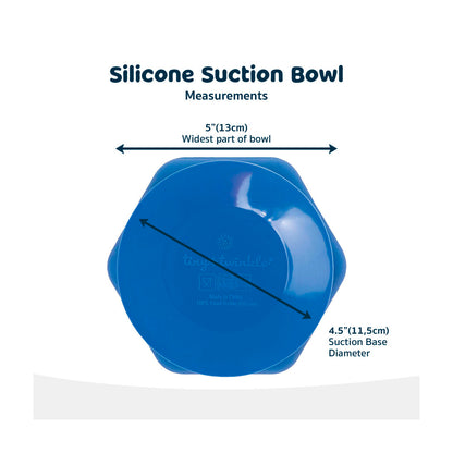 Tiny Twinkle Silicone Suction Bowl Blue - 1 pack