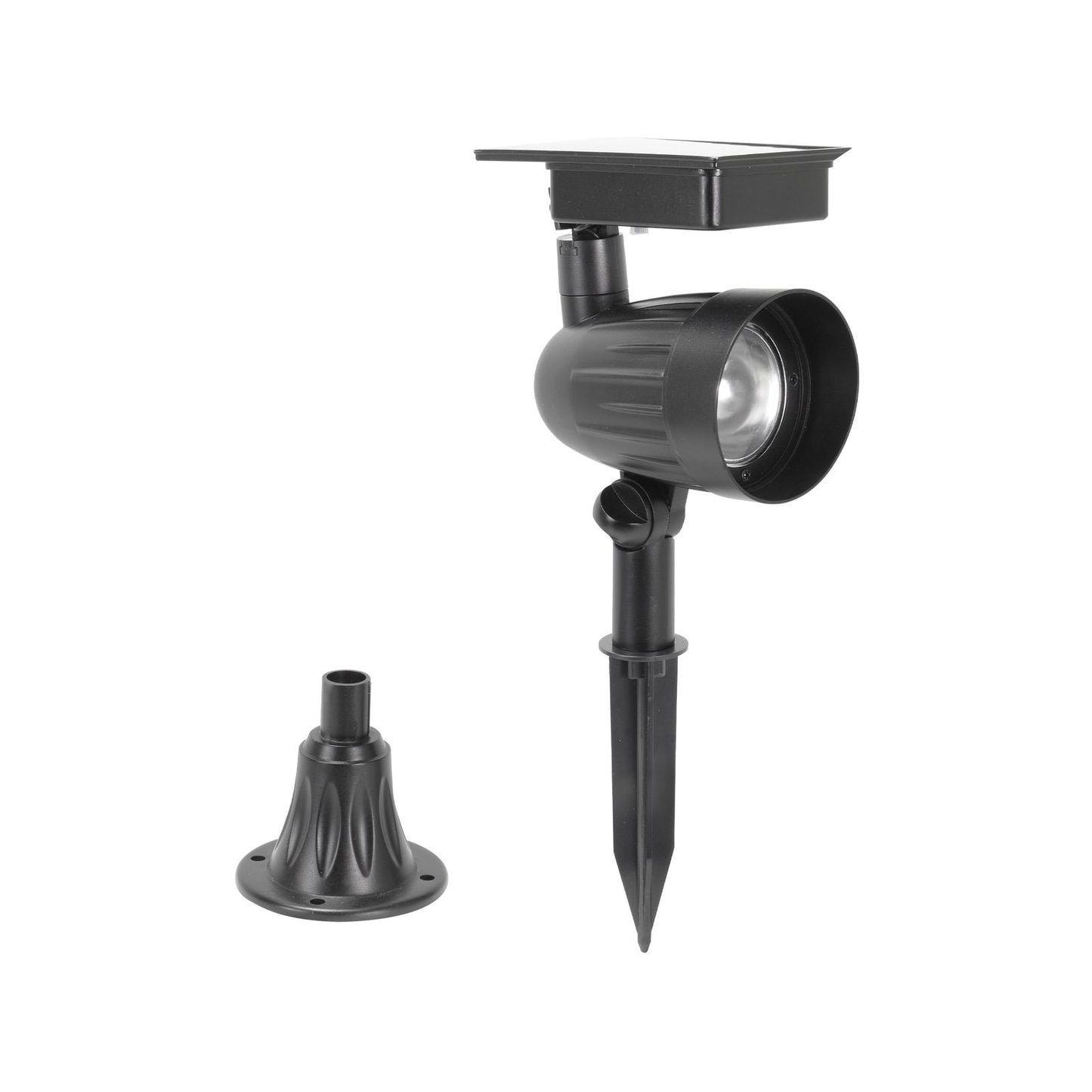 Luxzone Aluminium LED Solar Pathway Light - 35cm - 60 Lumens