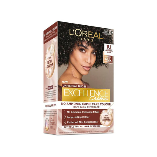 L'Oreal Excellence Creme Nude 1u Universal Black - 1 Pack