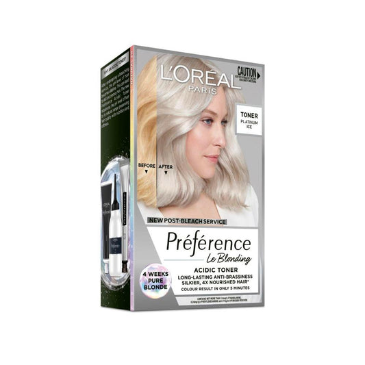 L'Oreal Preference Acidic Toner Platinum Ice - 1 Pack