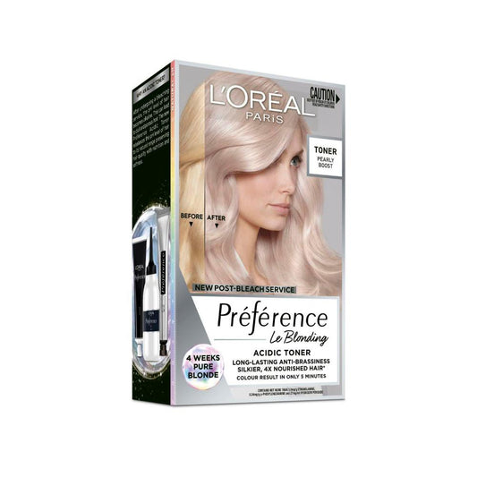 L'Oreal Preference Acidic Toner Pearly Boost - 1 Pack