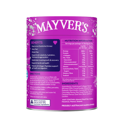 Mayvers Low Carb Collagen Protein Double Choc Fudge - 280g