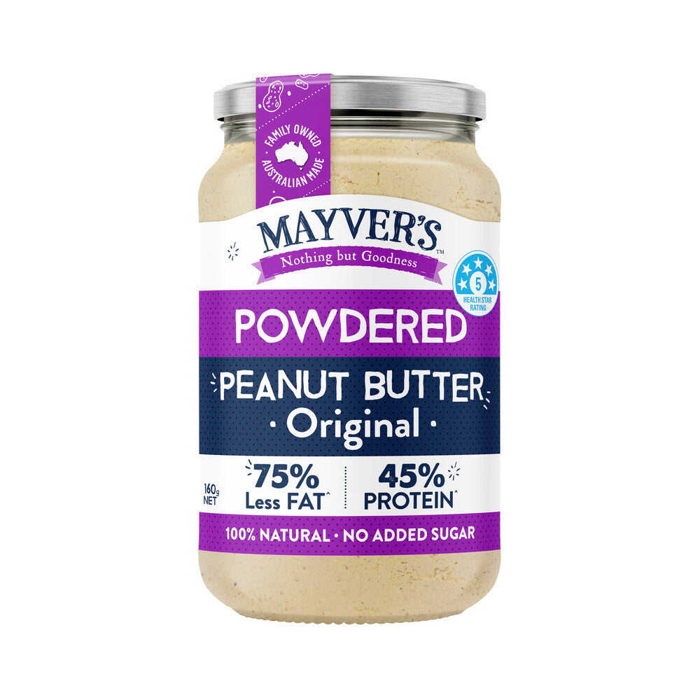 Mayvers Powdered Peanut Butter Original - 160g