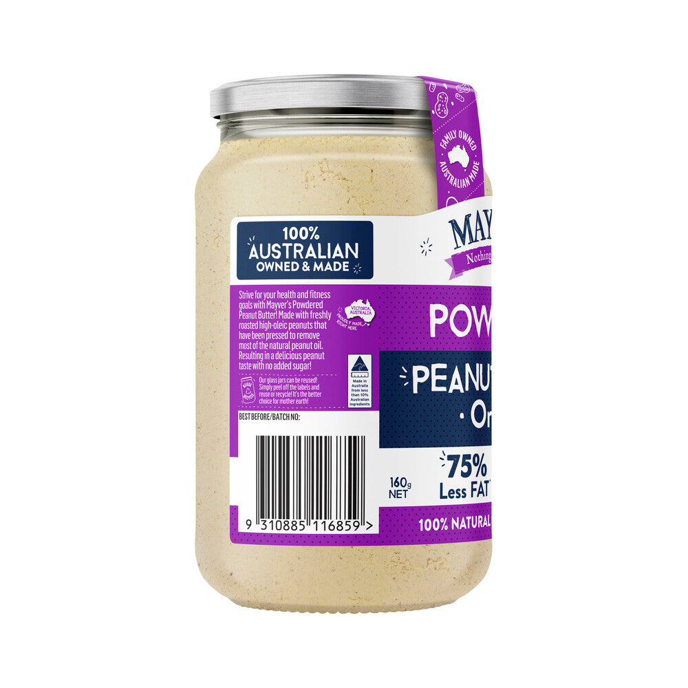 Mayvers Powdered Peanut Butter Original - 160g
