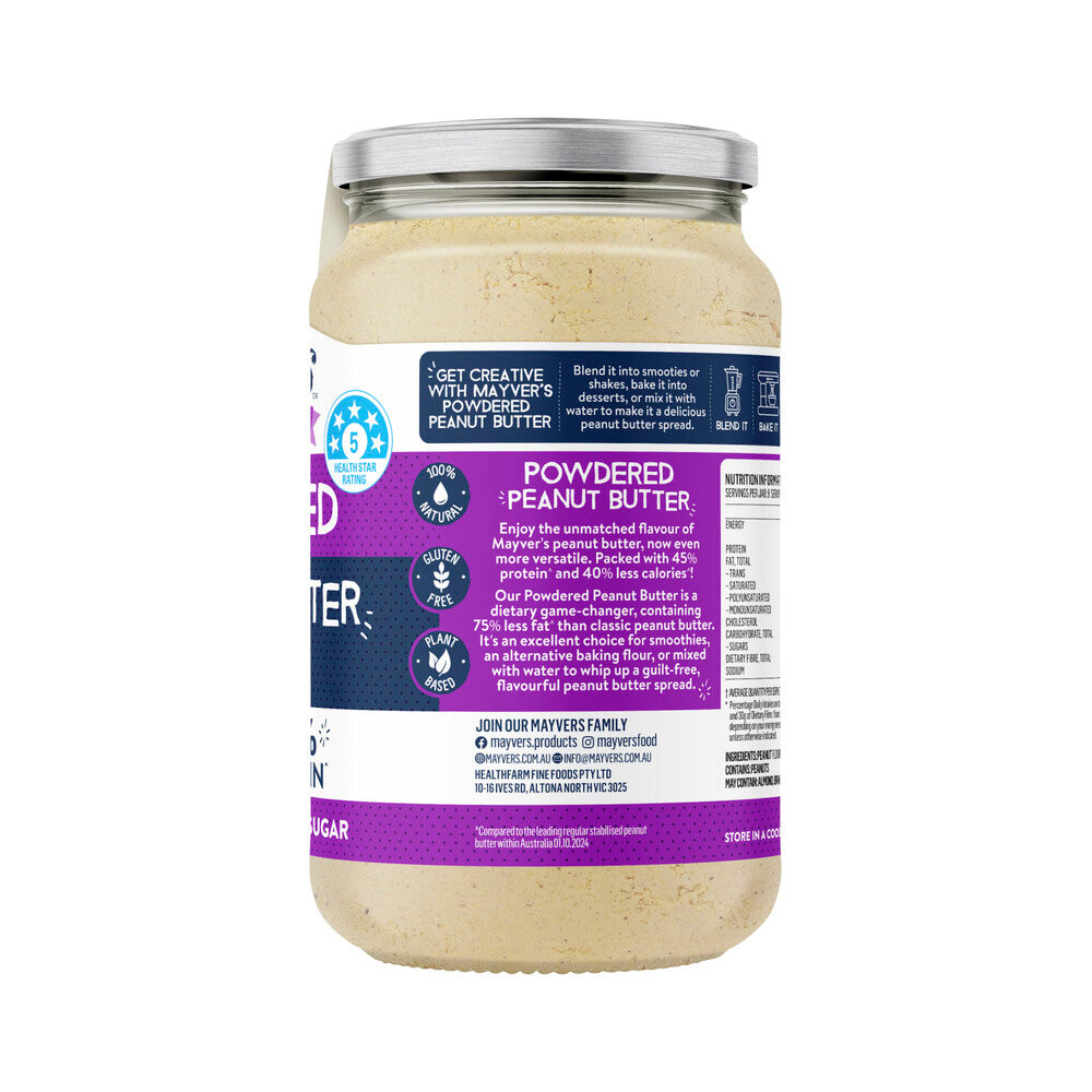 Mayvers Powdered Peanut Butter Original - 160g