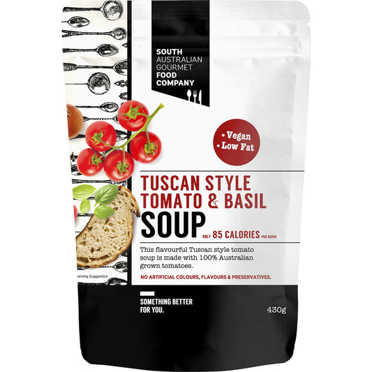 South Australian Gourmet Food Company Tuscan Style Tomato & Basil Soup 430g