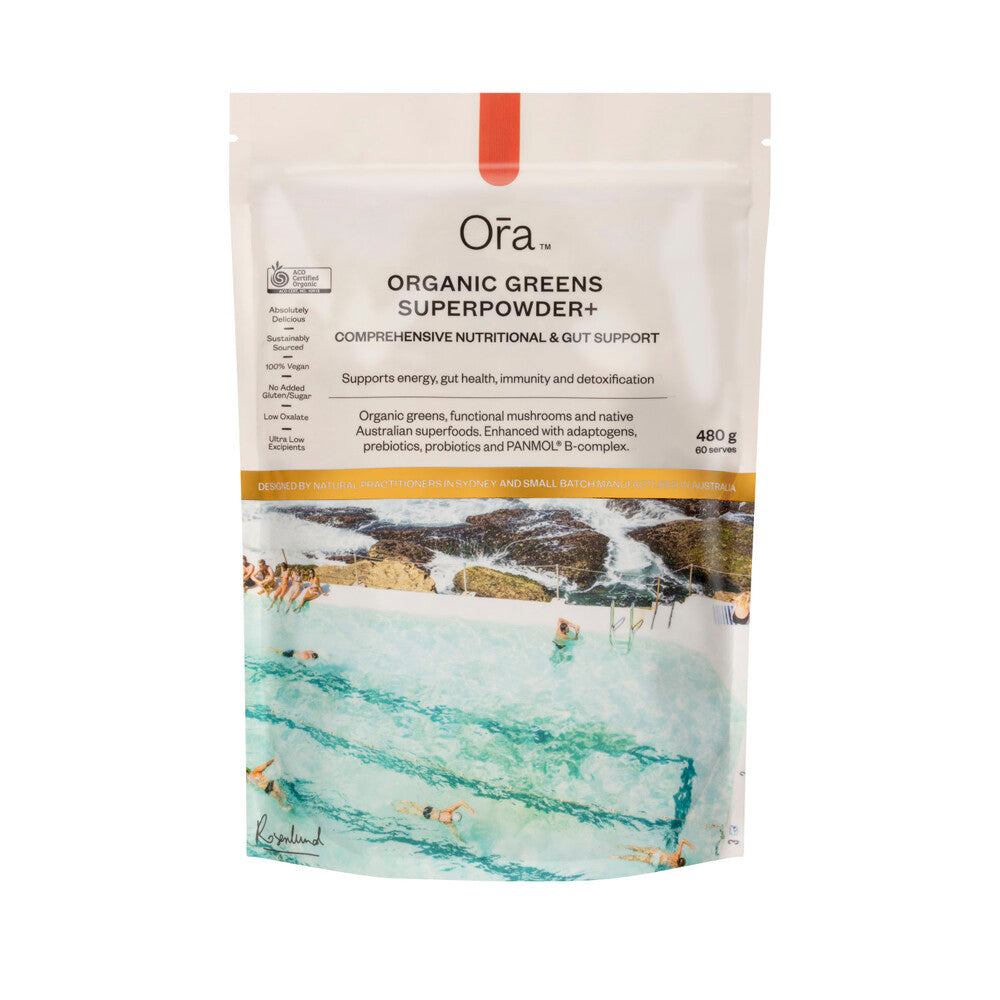Ora Organic Greens Superpowder + - 480g
