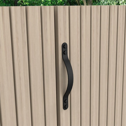 Zenith Gate Pull Handle - 254mm - Matte Black - WGG0254