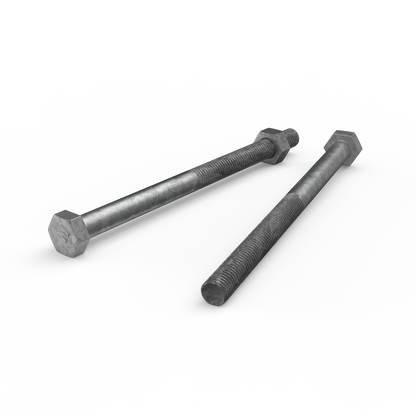 Zenith Hot Dip Galvanised Hex Head Bolts - M10 x 150mm - 25 Pack