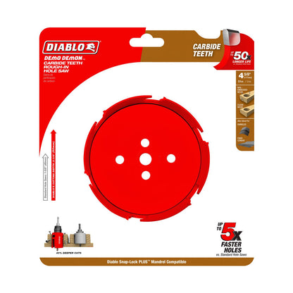 Diablo Demo Demon Carbide Teeth Hole Saw - 4-5/8"