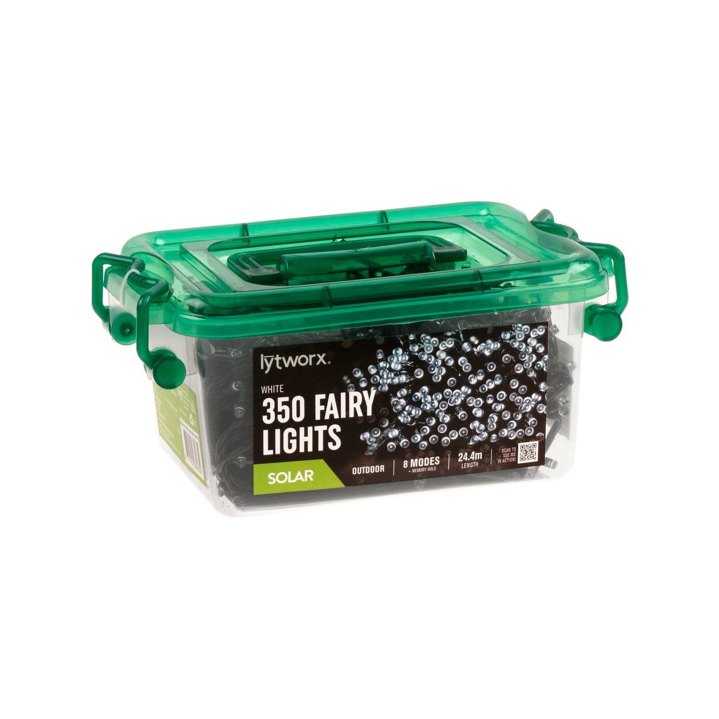 Lytworx White Solar Fairy Lights - 350 Pack - 24.4m