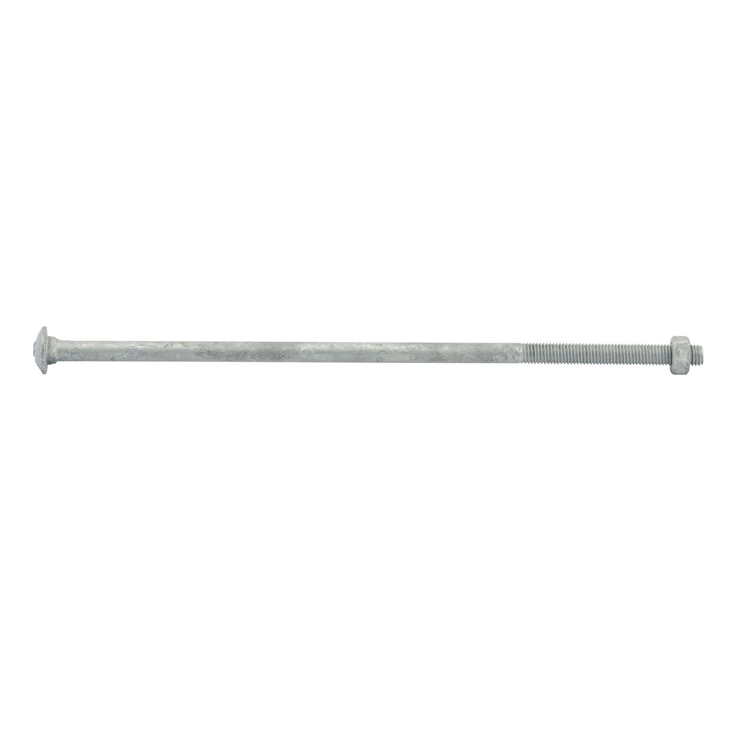 Zenith M10 x 300mm - Hot Dip Galvanised Cup Head Bolts & Nuts - 12 Pack