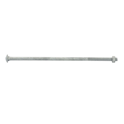 Zenith M10 x 300mm - Hot Dip Galvanised Cup Head Bolts & Nuts - 12 Pack