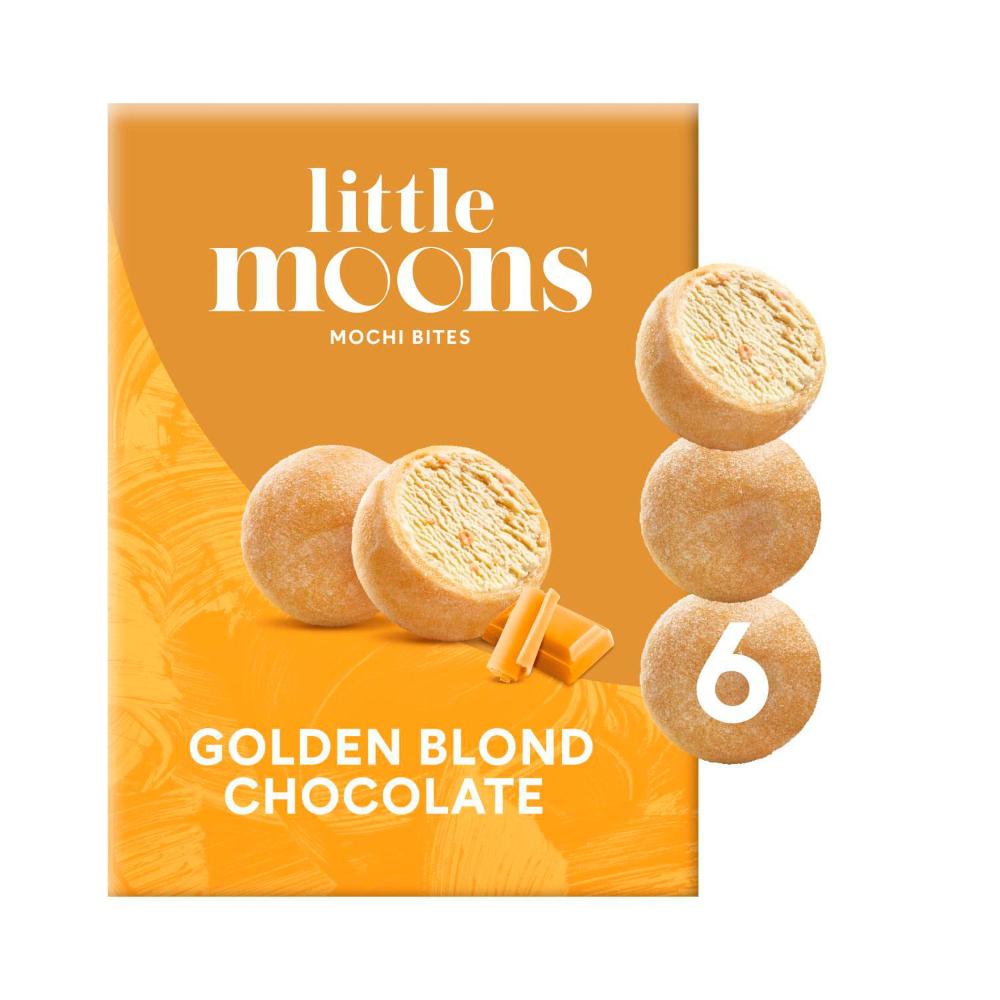 Little Moons Golden Blond Chocolate Mochi Bites 6 pack - 192g