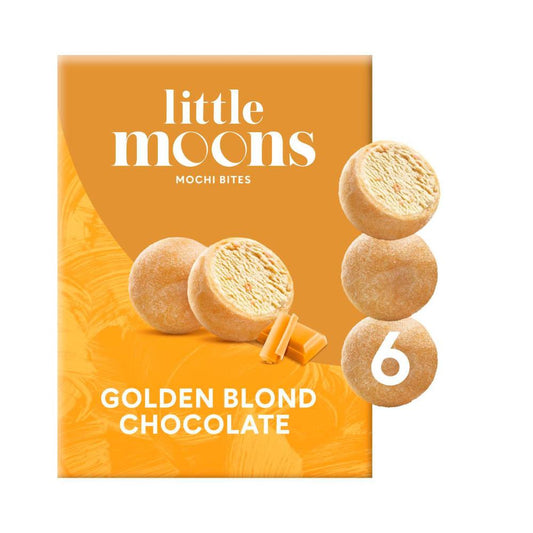 Little Moons Golden Blond Chocolate Mochi Bites 6 pack - 192g