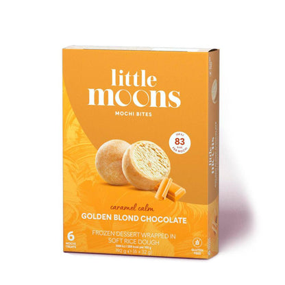Little Moons Golden Blond Chocolate Mochi Bites 6 pack - 192g