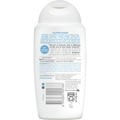 Femfresh Deodorising Active Intimate Wash 250ml
