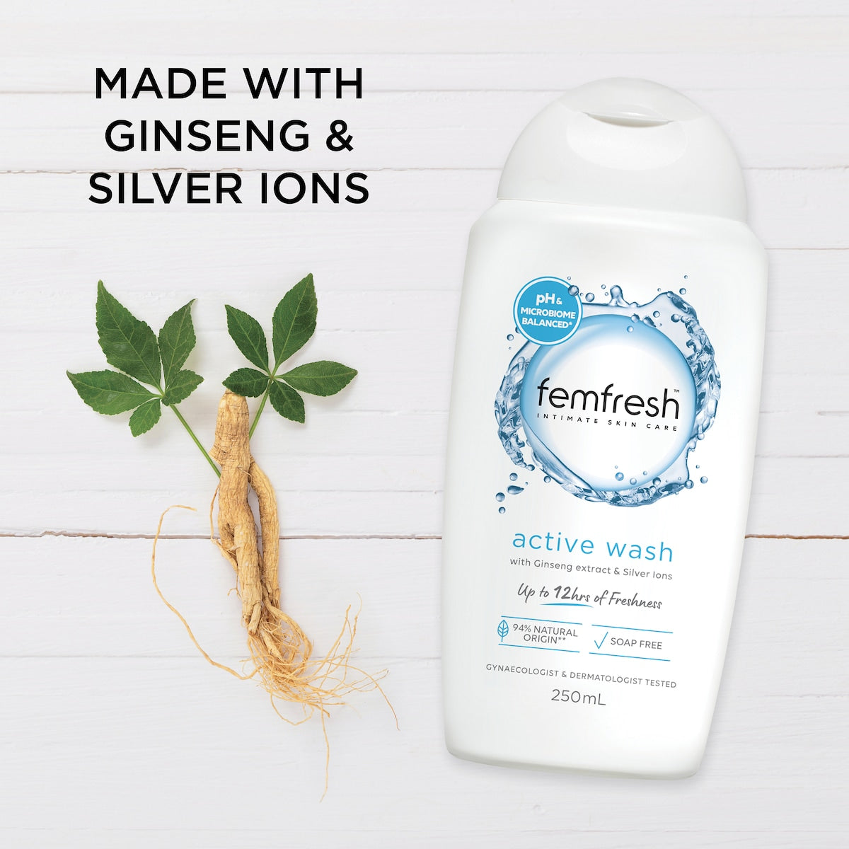 Femfresh Deodorising Active Intimate Wash 250ml
