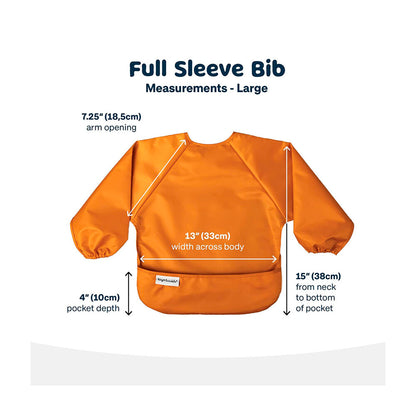 Tiny Twinkle Long Sleeve Bib Toddler Sand Cinnamon - 2 pack