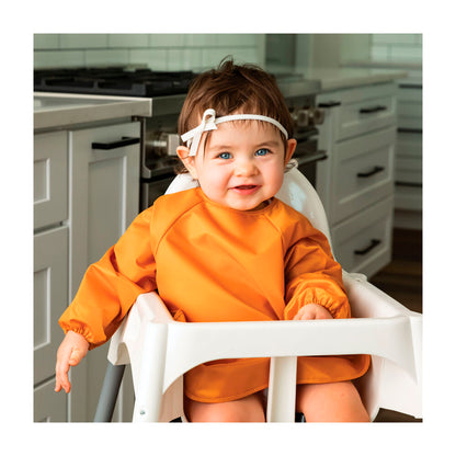 Tiny Twinkle Long Sleeve Bib Toddler Sand Cinnamon - 2 pack