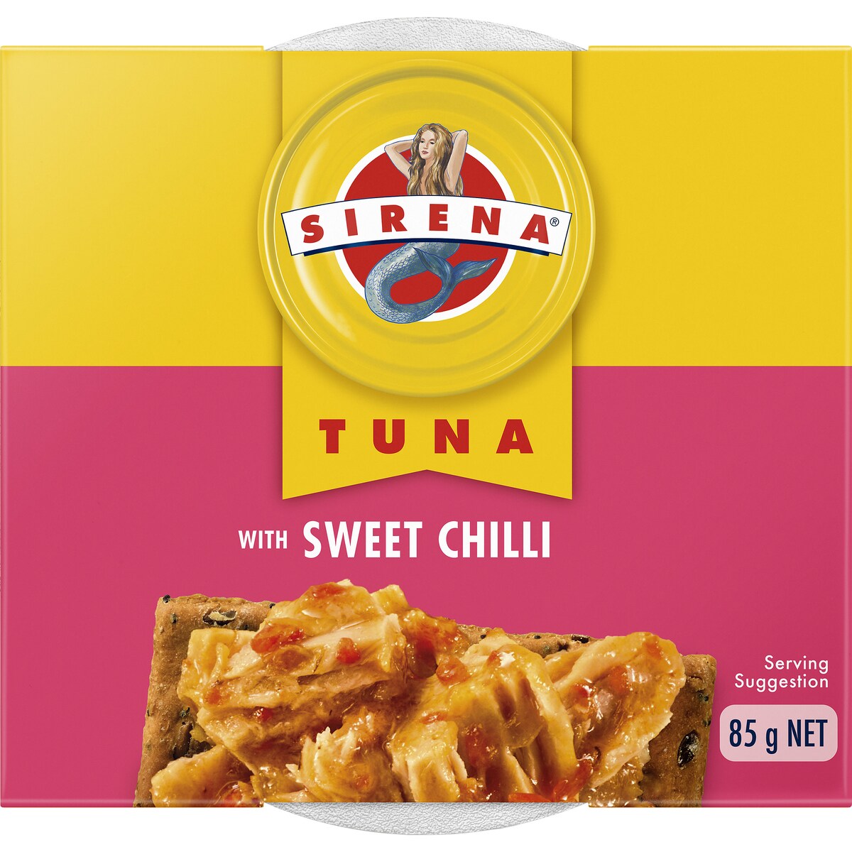 Sirena Tuna Snack Tub Sweet Chilli Snacking 85g