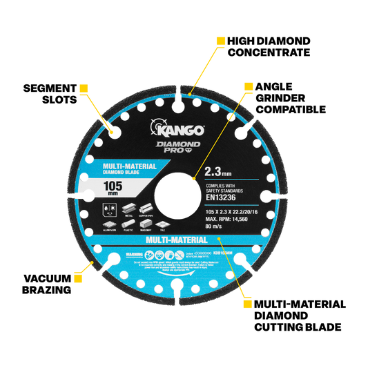 Kango Multi Material Diamond Blade - 115mm