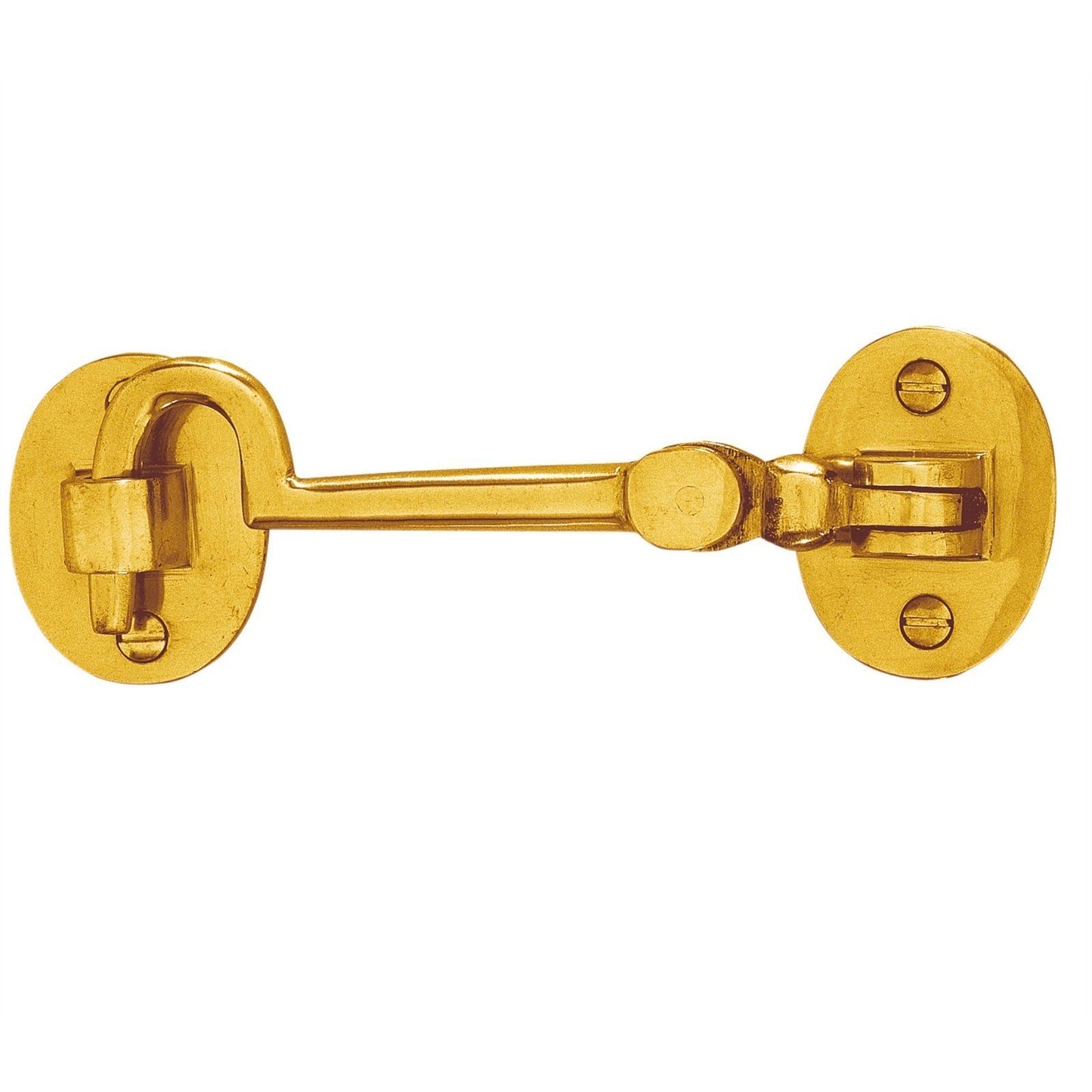 Delf Cabin Hook - 100mm - Polished Brass