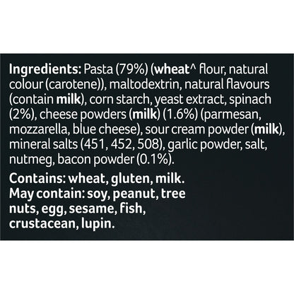 Continental Pasta Sensations Spinach Parmesan & Bacon Serves 2 91g