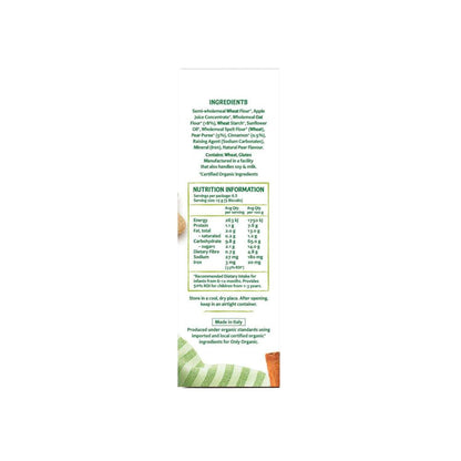 Only Organic Pear & Cinnamon Oat Biscuits 10 Months+ - 100 GRAM