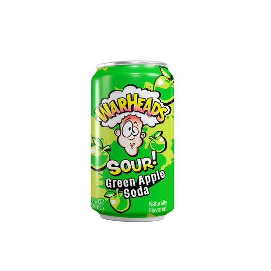 Warheads Sour Apple Soda - 375mL