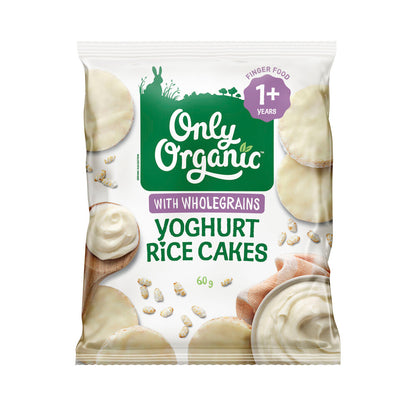 Only Organic Yoghurt Rice Cakes 1 Year+ - 60g